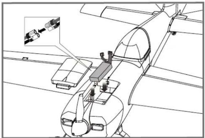 FMS Extra 330 - 电池安装 - 1