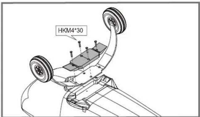 FMS Extra 330 - Main landing gear set installation - 1