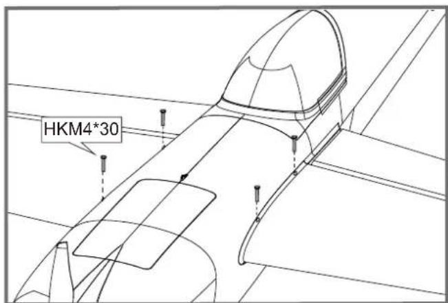 FMS Extra 330 - Montage des ailes - 2