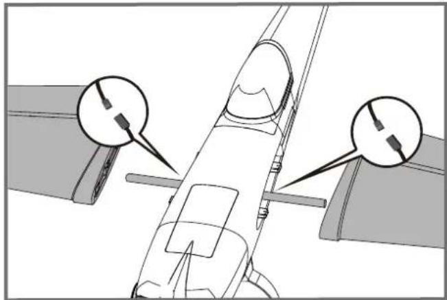 FMS Extra 330 - Montage des ailes - 1