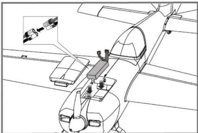 FMS Extra 330 - Battery installation - 1