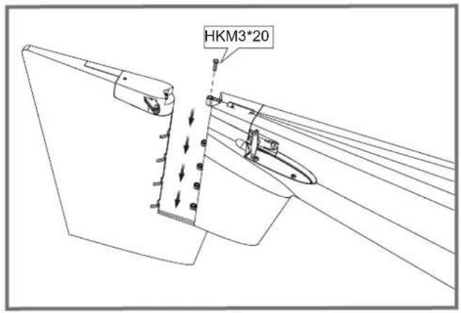 FMS Extra 330 - Montage de la dérive - 1