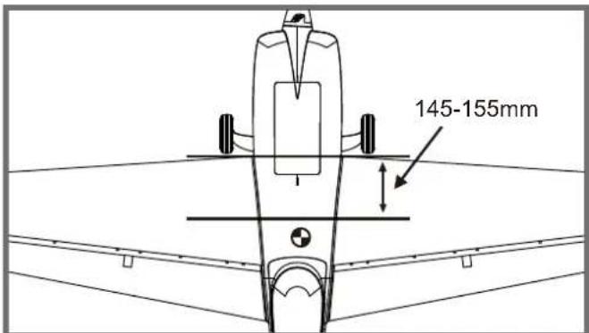 FMS Extra 330 - Check the C.G. (Center of gravity) - 1