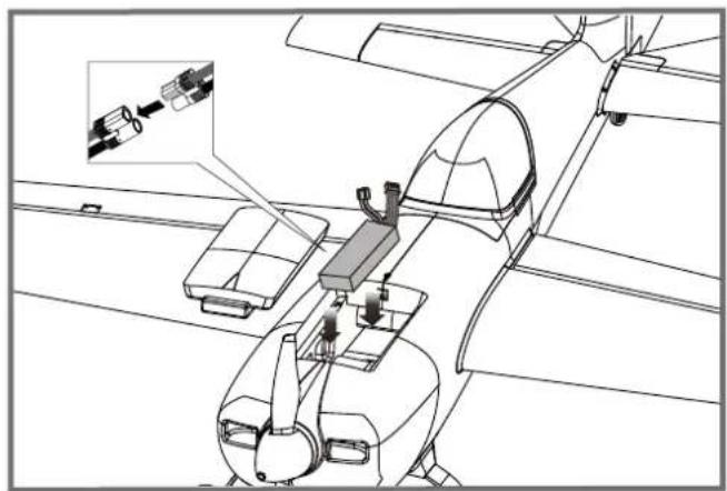 FMS Extra 330 - Mise en place de l'accu - 1