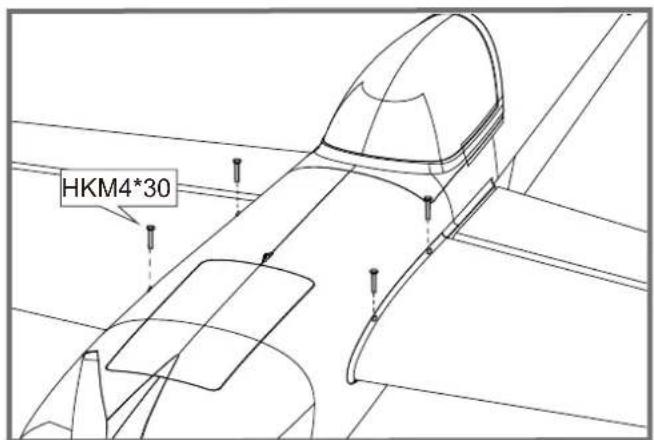 FMS Extra 330 - 主翼安装 - 2