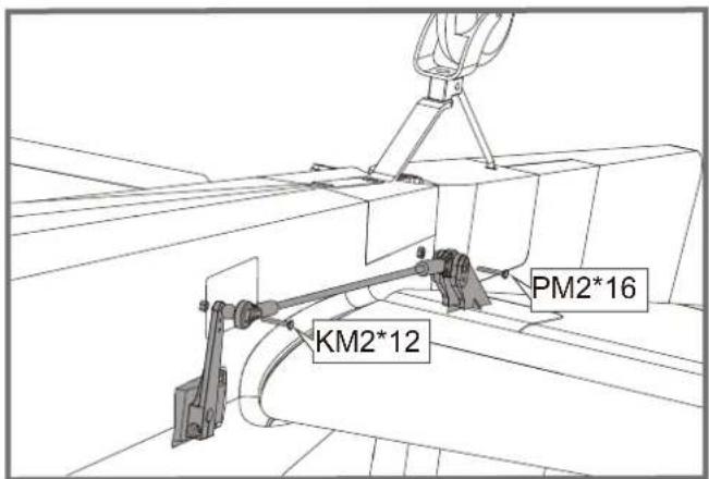 FMS Extra 330 - Linkage rod installation - 1