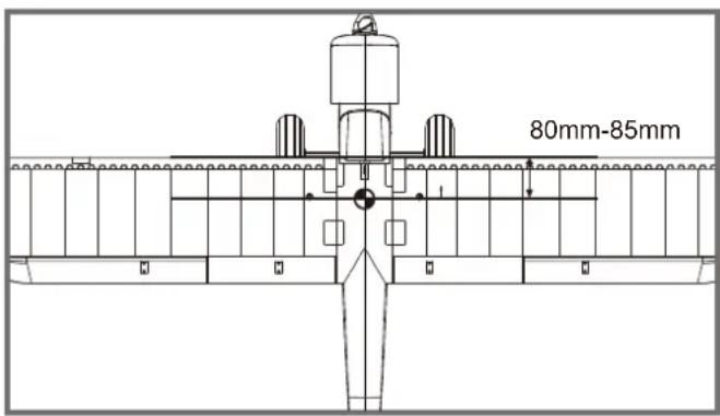 FMS PA18 Super Cub - Check the C.G. (Center of gravity) - 1