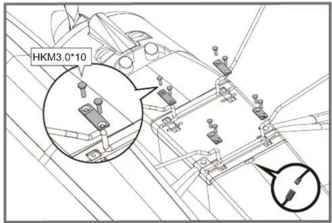 FMS PA18 Super Cub - Montage des flotteurs - 2