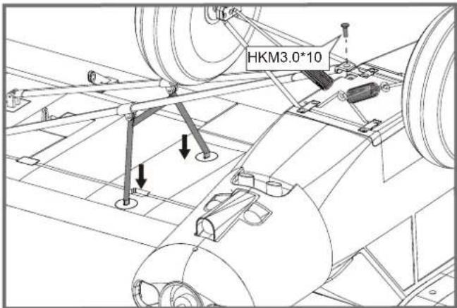 FMS PA18 Super Cub - Montage du modèle - 1