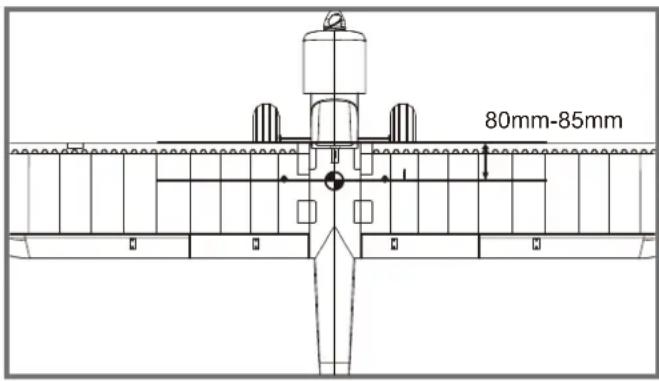 FMS PA18 Super Cub - Einstellen des Schwerpunkts - 1