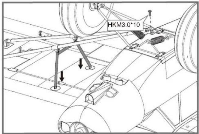 FMS PA18 Super Cub - Model assembly - 1