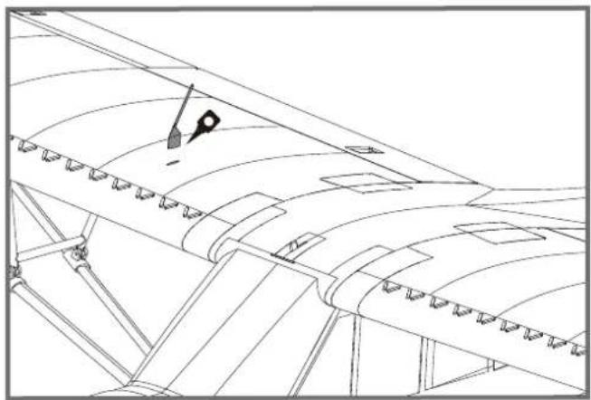 FMS PA18 Super Cub - Montage de l'antenne - 2