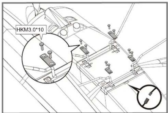 FMS PA18 Super Cub - Float installation - 2