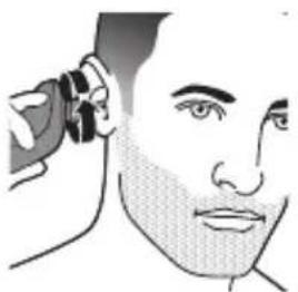 PHILIPS Series 6000 S6640 - Coupe des poils des oreilles - 1