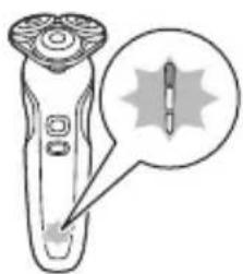 PHILIPS Series 6000 S6640 - 배터리 충전 표시등 - 1