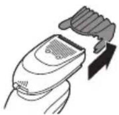 PHILIPS Series 6000 S6640 - Den Bart-Styler-Aufsatz mit Kamm verwenden (nur bestimmte Gerätetypen) - 2