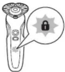 PHILIPS Series 6000 S6640 - Reisvergrendeling activeren - 2