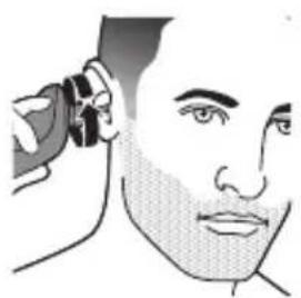 PHILIPS Series 6000 S6640 - Trimming ear hair - 1