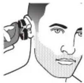 PHILIPS Series 6000 S6640 - Haare in den Ohren schneiden - 1
