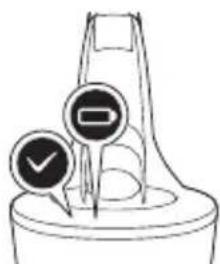 PHILIPS Series 6000 S6640 - Achtung: Vergewissern Sie sich, dass überschüssiges Wasser vor dem Einsetzen in das SmartClean-System immer abgeschüttelt wird. - 3