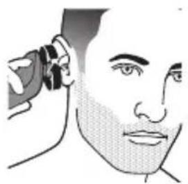 PHILIPS Series 6000 S6640 - Recorte del pelo de las orejas - 1