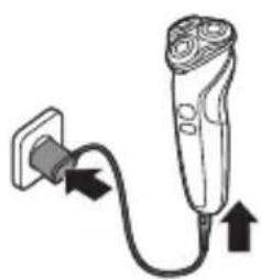 PHILIPS Series 6000 S6640 - Charging with the supply unit - 1