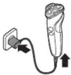 PHILIPS Series 6000 S6640 - 전원 공급 장치를 사용하여 충전 - 1
