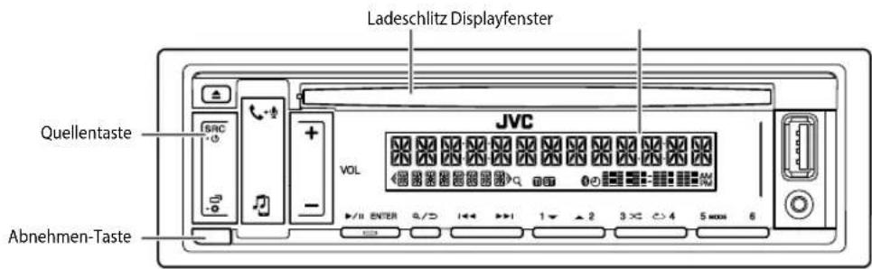 JVC KDR992BT - Frontblende furKD-R891BT - 1