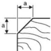 BOSCH GHO 2682 D Professional - Chanfrar arestas (ver figura E) - 1