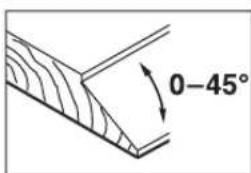 BOSCH GHO 2682 D Professional - Chanfrar com o limitador angular - 1