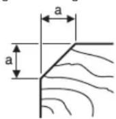 BOSCH GHO 2682 D Professional - Chamfering edges (see figure E) - 1