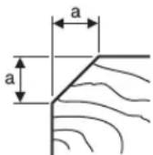 BOSCH GHO 1682 Professional - Fazowanie krawędzi (zob. rys. E) - 1