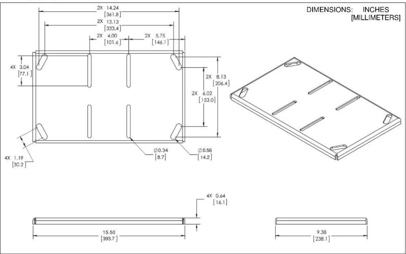 Chief LPK1 - DIMENSIONS - 1