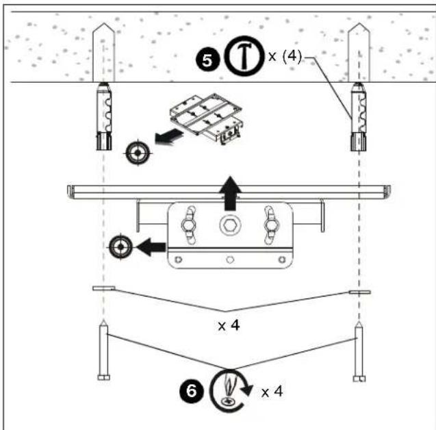 Chief LPK1 - Solid Concrete Installation - 5