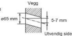 MITSUBISHI MSZSF25VE3E1 - 2-2. BORING AV VEGGHULL - 1