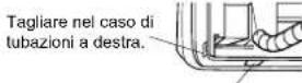 MITSUBISHI MSZSF25VE3E1 - Tubazione retro, destra o verso il basso - 1