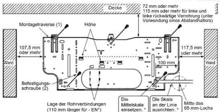 MITSUBISHI MSZSF25VE3E1 - 2-2. BOHREN EINES WANDDURC HBRUCHS - 1