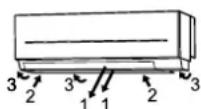 MITSUBISHI MSZSF25VE3E1 - Verwijlderingsprocedure - 1