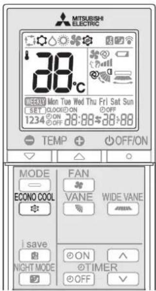 MITSUBISHI MSZAP50VGE1 - TRYB ECONO COOL - 1