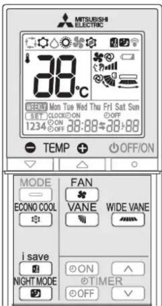 MITSUBISHI MSZAP50VGE1 - OPERACAO I-SAVE - 1