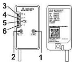 MITSUBISHI MSZAP50VGE1 - TILSLUTNING AF Wi-Fi-INTERFACET (kun VGK-typen) - 3
