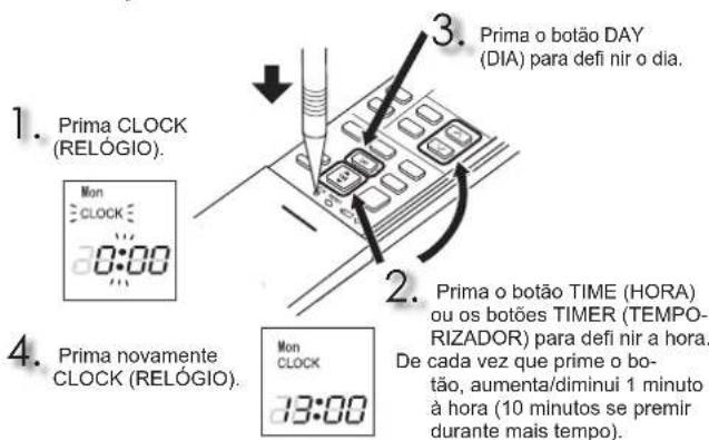 MITSUBISHI MSZAP50VGE1 - Defiência da hora actual - 1
