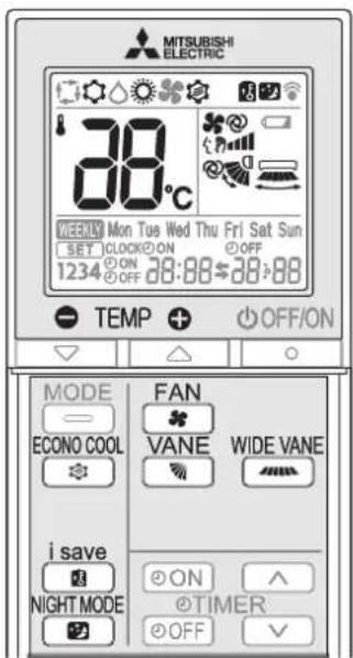 MITSUBISHI MSZAP50VGE1 - TRYB I-SAVE - 1