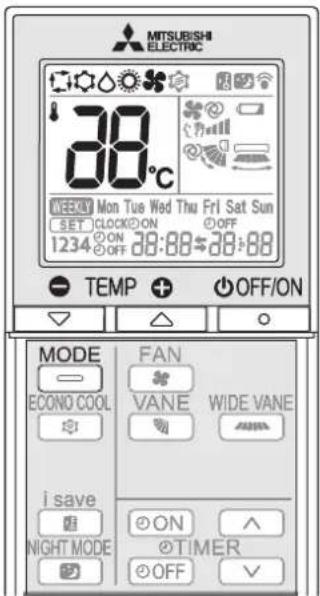 MITSUBISHI MSZAP50VGE1 - SELEZIONE DELLE MODALITA DI FUNZIONAMENTO - 1