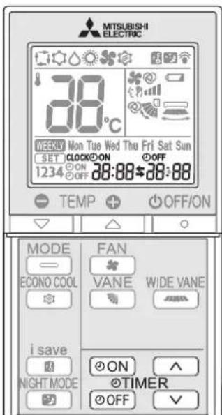 MITSUBISHI MSZAP50VGE1 - TRYB PROGRAMATORA (PROGRAMATOR WL./WYL.) - 1