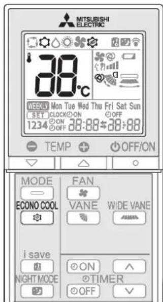 MITSUBISHI MSZAP50VGE1 - FUNZIONAMENTO "ECONOCool" - 1