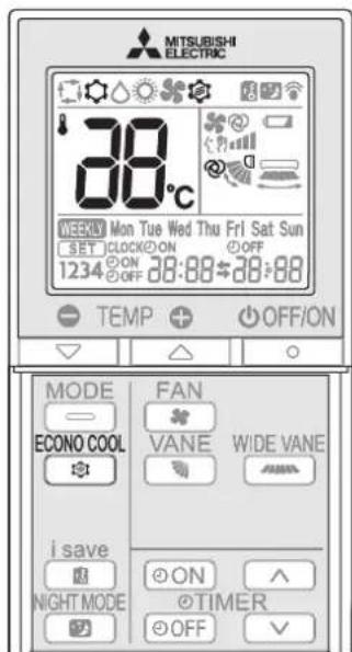 MITSUBISHI MSZAP35VG - FUNZIONAMENTO "ECONOCool" - 1