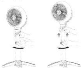 Vornado Energy Smart 5303DC - Cómo Ajustar La Altura [solo modelo 683DCC] - 1