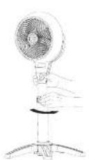 Vornado Energy Smart 5303DC - Justera hjo denast modll 803DC - 1