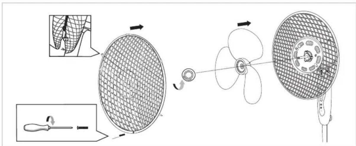 BESTRON AMA45ZRC - MONTIEREN - Ventilator montieren - 1